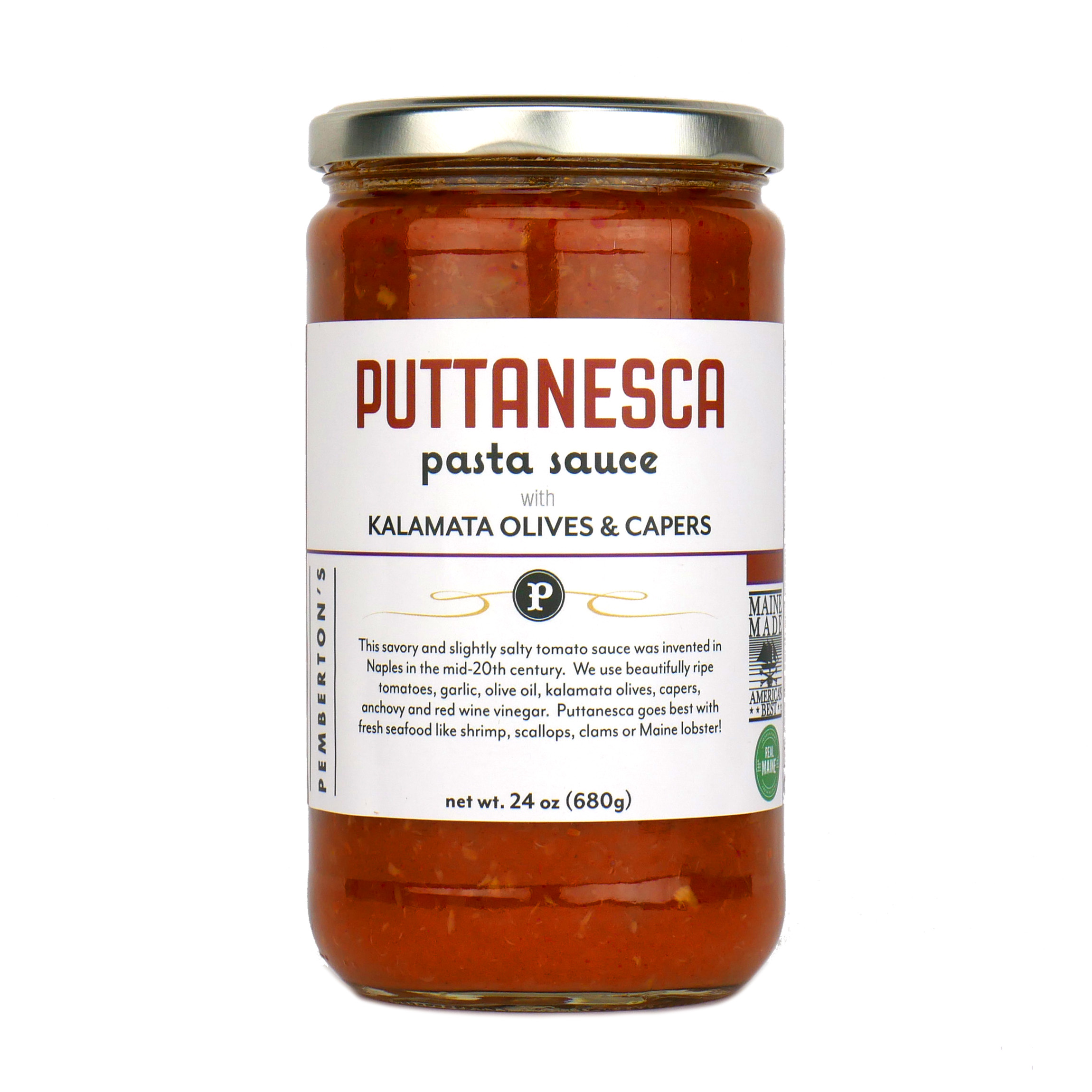 Puttanesca with Kalamata Olives Pasta Sauce Pemberton's Gourmet Foods
